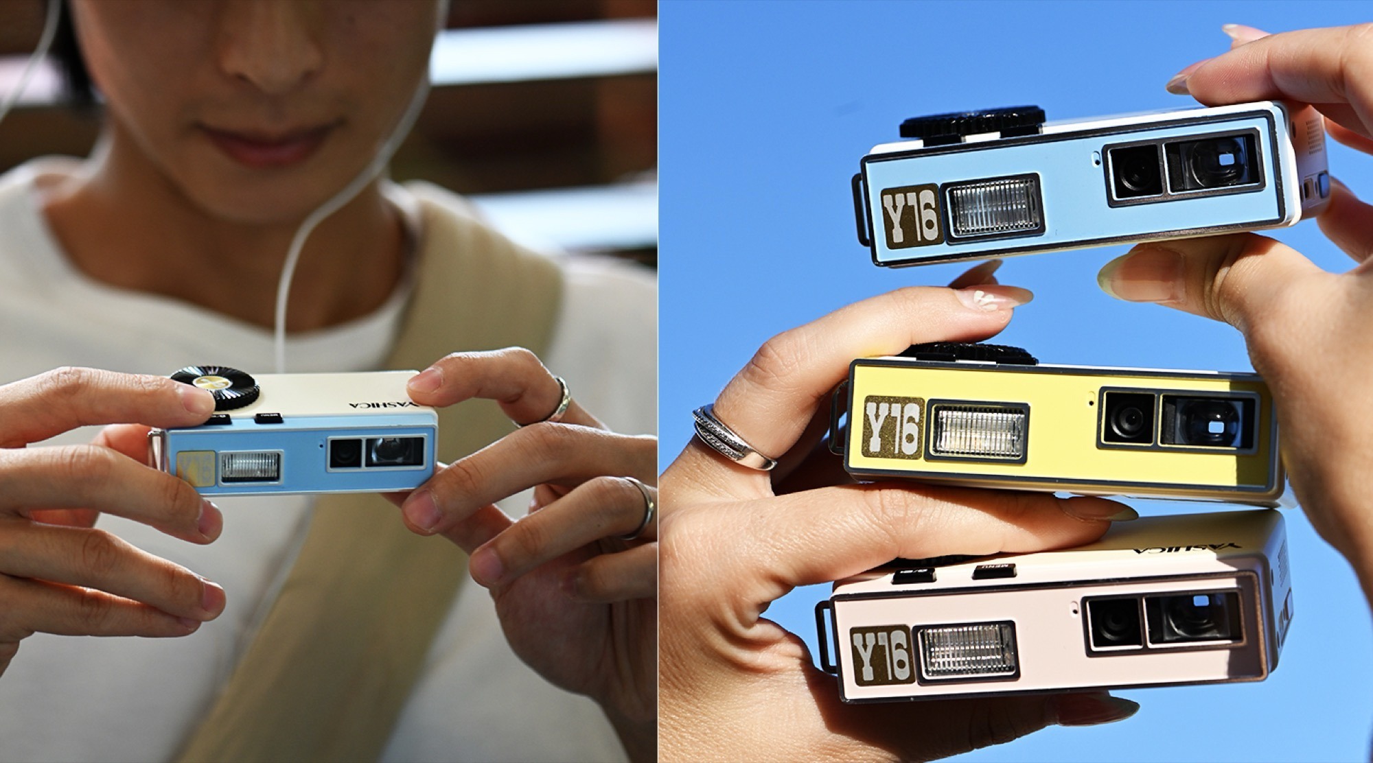 Retro compact camera launches with xenon flash and optical viewfinder